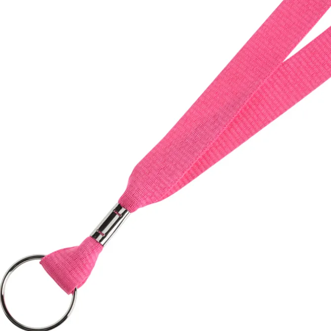 Neon Lanyard - 5/8 inches - Metal Split Key Ring
