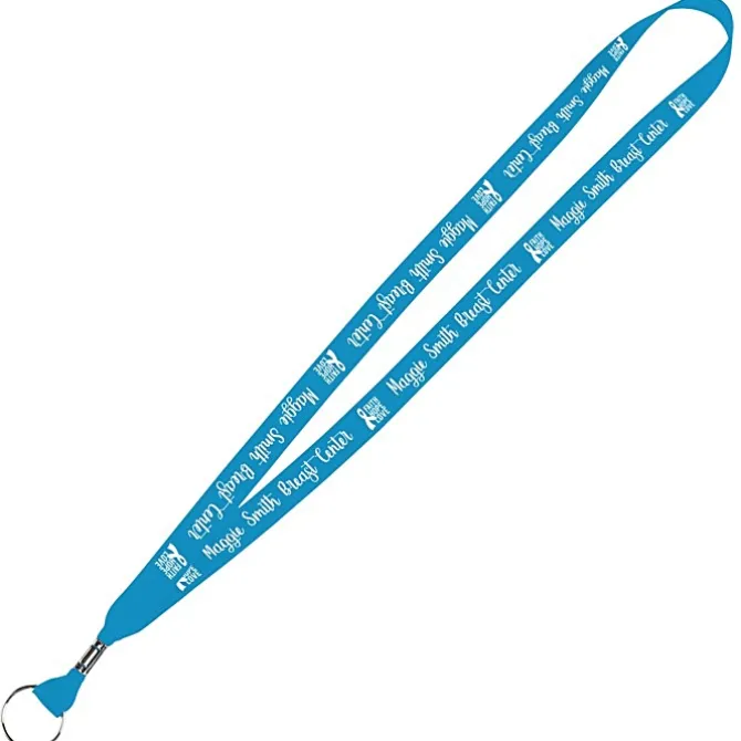 Neon Lanyard - 5/8 inches - Metal Split Key Ring