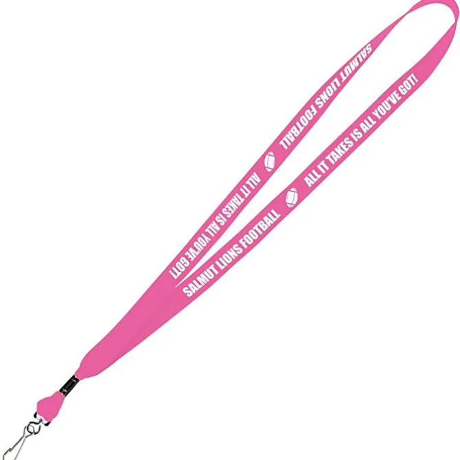 Neon Lanyard - 5/8 inches - Metal Swivel J Hook