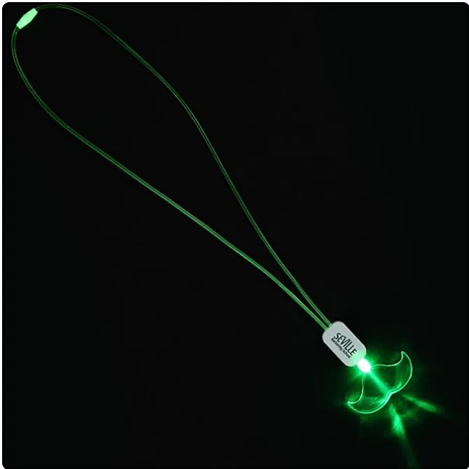 Neon LED Necklace - Mustache