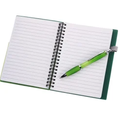 New Wave Pocket Notebook with Ballpoint Pen