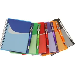 New Wave Pocket Notebook with Ballpoint Pen