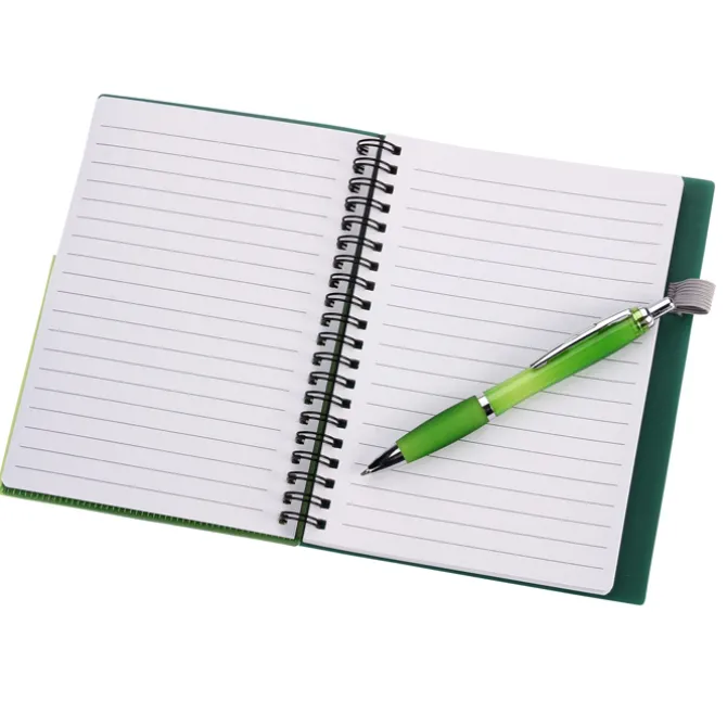 New Wave Pocket Notebook with Ballpoint Pen - 24 hr