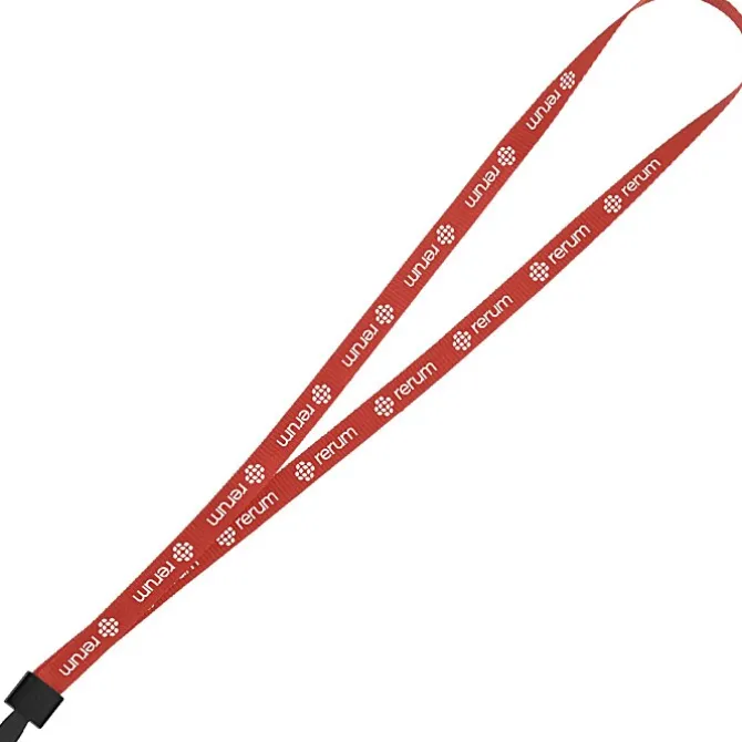 Non-Swivel Polyester Lanyard - 1/2 inch - 32 inches