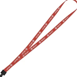 Non-Swivel Polyester Lanyard - 1/2 inch - 32 inches