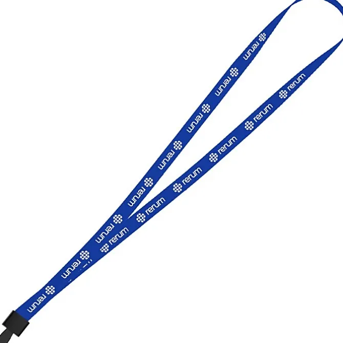 Non-Swivel Polyester Lanyard - 1/2 inch - 32 inches