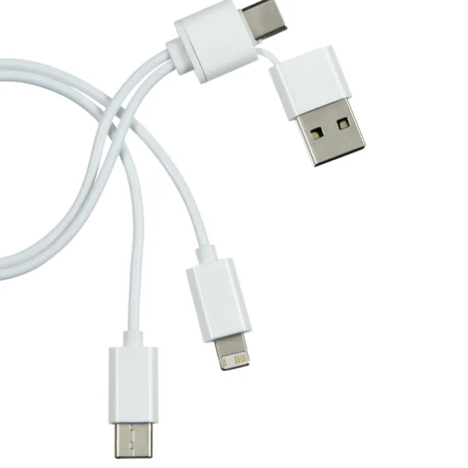 Novi Duo Charging Cable with Phone Stand - USB-C - Full Color