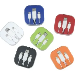 Novi Duo Charging Cable with Phone Stand - USB-C - Full Color