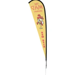 Outdoor Elite Nylon Sail Sign - 11' - One Sided