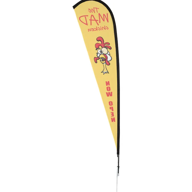 Outdoor Elite Nylon Sail Sign - 11' - One Sided