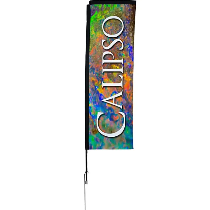 Outdoor Rectangular Sail Sign - 10' - One Sided