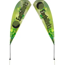Outdoor Value Sail Sign - 13 feet - Two Sided