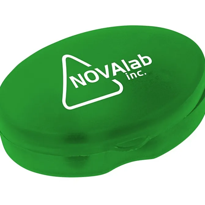 Oval Pill Box - Translucent