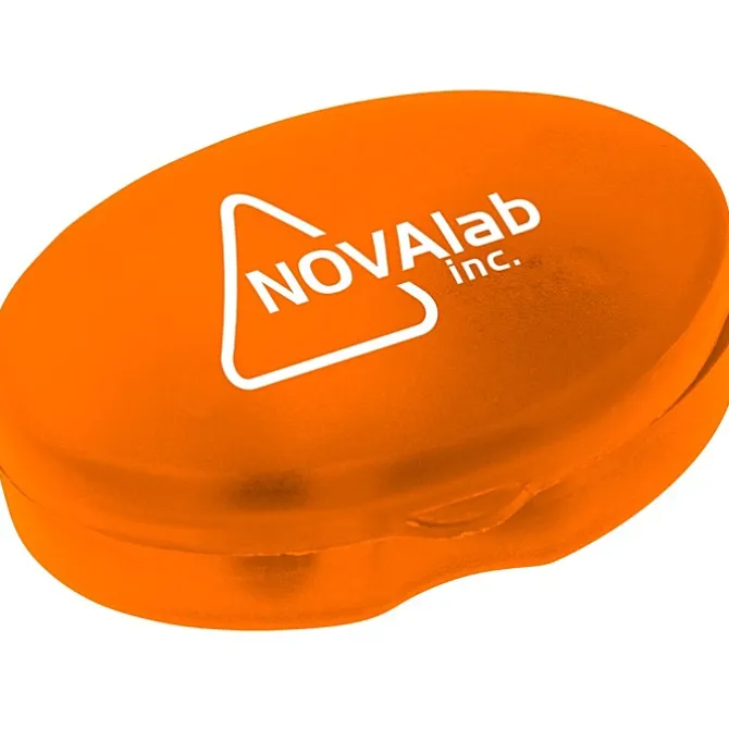 Oval Pill Box - Translucent
