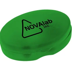Oval Pill Box - Translucent - 24 hr