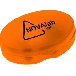 Oval Pill Box - Translucent - 24 hr