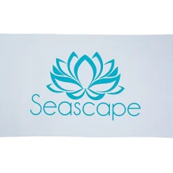 Oversize Velour Beach Towel - White - 24 hr