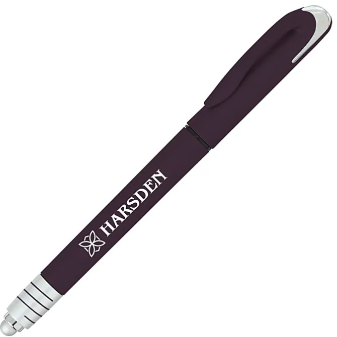 Pacifica Soft Touch Stylus Spinner Gel Pen