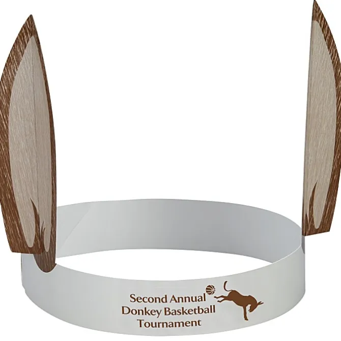 Paper Animal Headband - Donkey