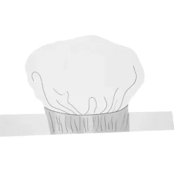Paper Chef's Hat Headband