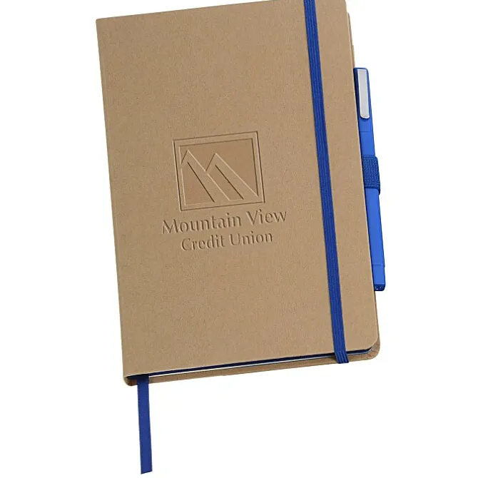 Paper Cover Notebook with Pen - 24 hr