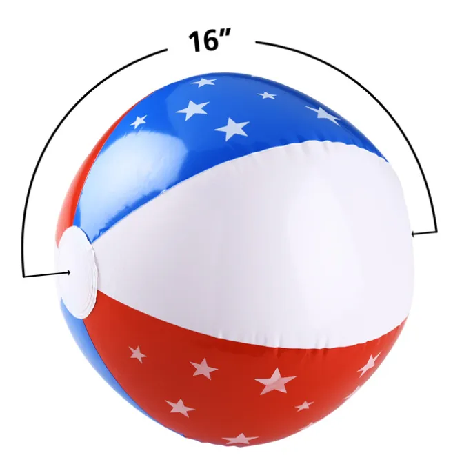 Patriotic Beach Ball - 24 hr