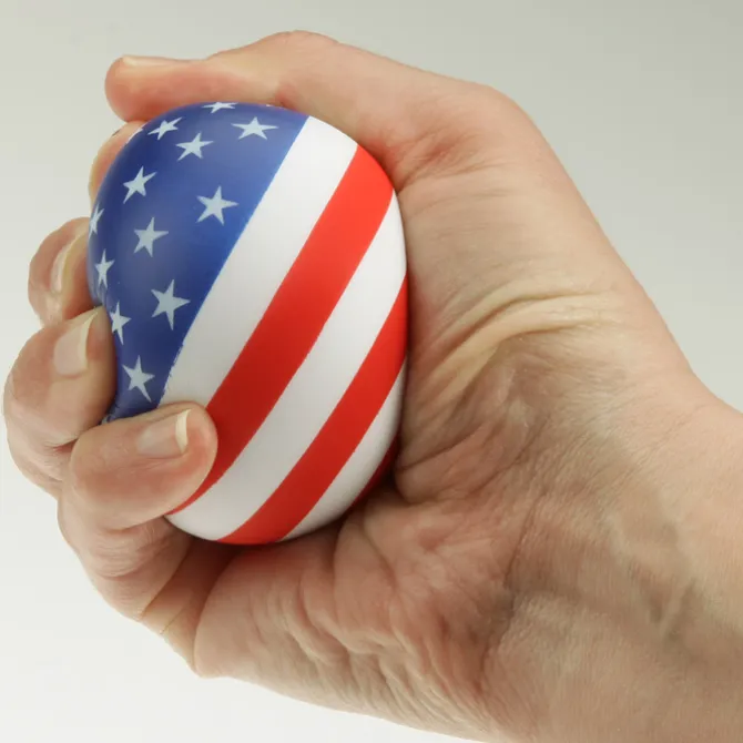 Patriotic Round Stress Reliever