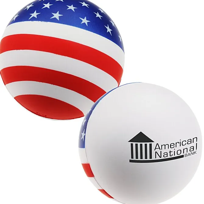 Patriotic Round Stress Reliever - 24 hr
