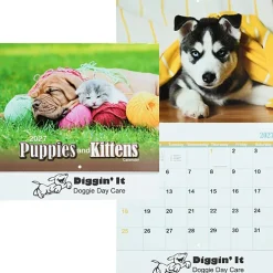 Paws - Puppies & Kittens Calendar - Stapled