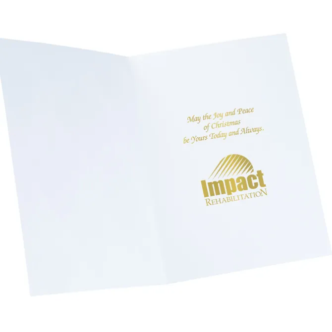 Peace and Joy Ornaments Greeting Card