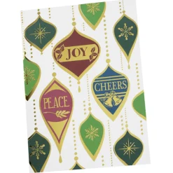Peace and Joy Ornaments Greeting Card