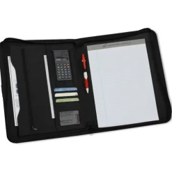 Pebble Grain Faux Leather Portfolio