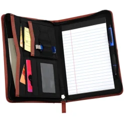Pedova Jr. Zippered Padfolio - 24 hr