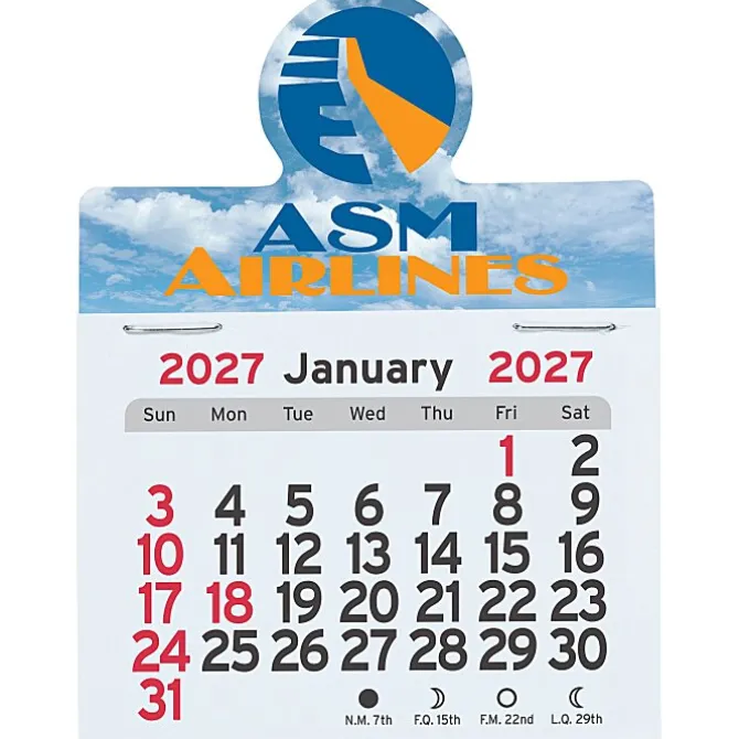 Peel-N-Stick Calendar - Circle