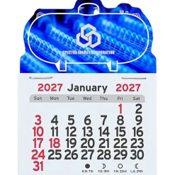 Peel-N-Stick Calendar - Propane Tank