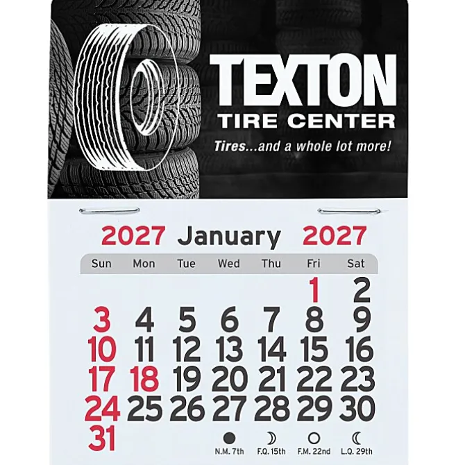 Peel-N-Stick Calendar - Tire