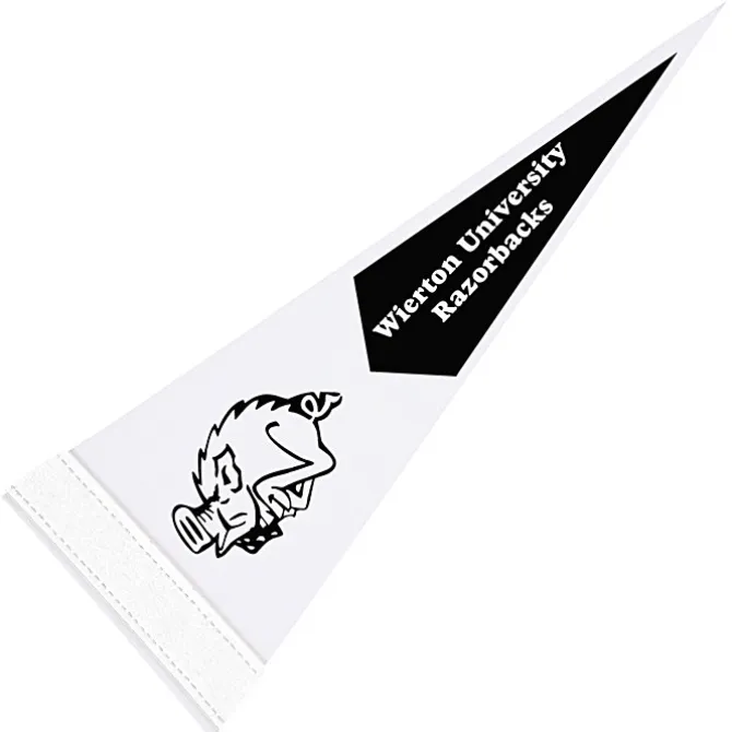 Pennant 5 inches x 12 inches - White