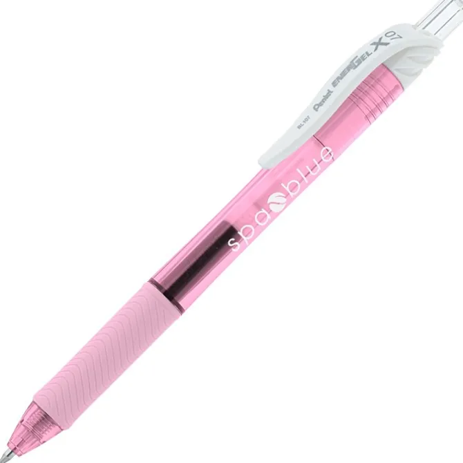 Pentel EnerGel-X Pen - Translucent - White