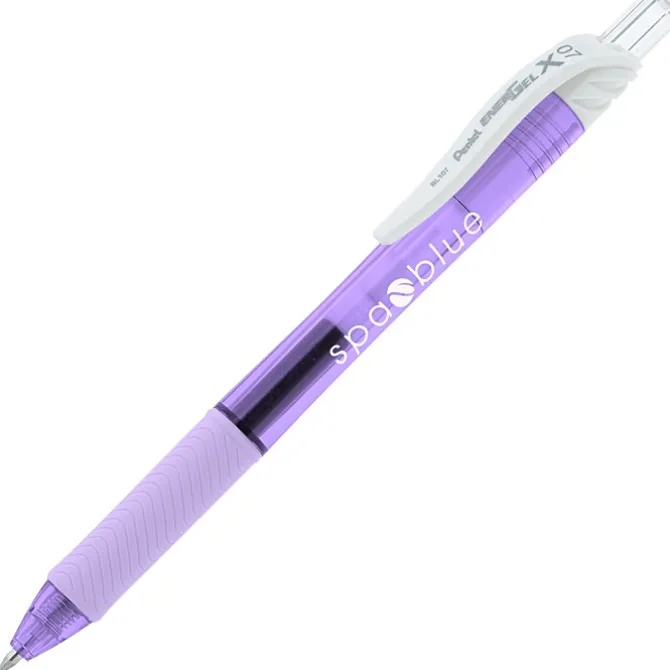 Pentel EnerGel-X Pen - Translucent - White - 24 hr