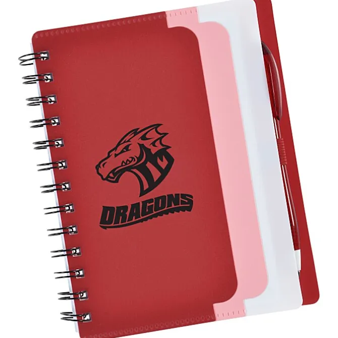 Petal Pocket Spiral Notebook with Pen