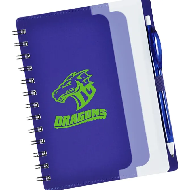Petal Pocket Spiral Notebook with Pen