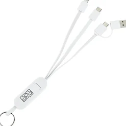 Phone Stand Duo Charging Cable Keychain