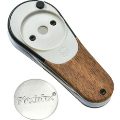 Pitchfix Woodie Golf Divot Tool With Magnetic Ball Marker