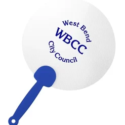 Plastic Hand Fan - 24 hr