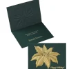 Poinsettia Leaf Greeting Card