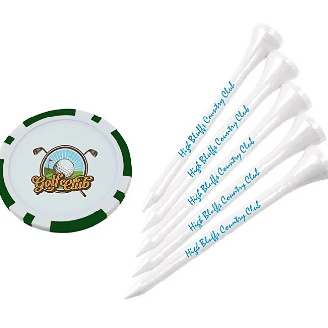 Poker Chip Tee Pack - 2 3/4 inches