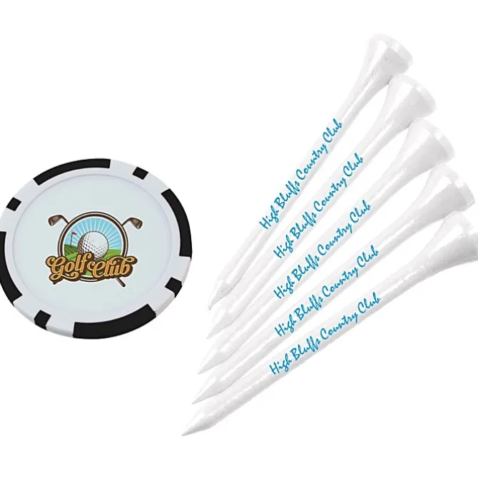 Poker Chip Tee Pack - 2 3/4 inches