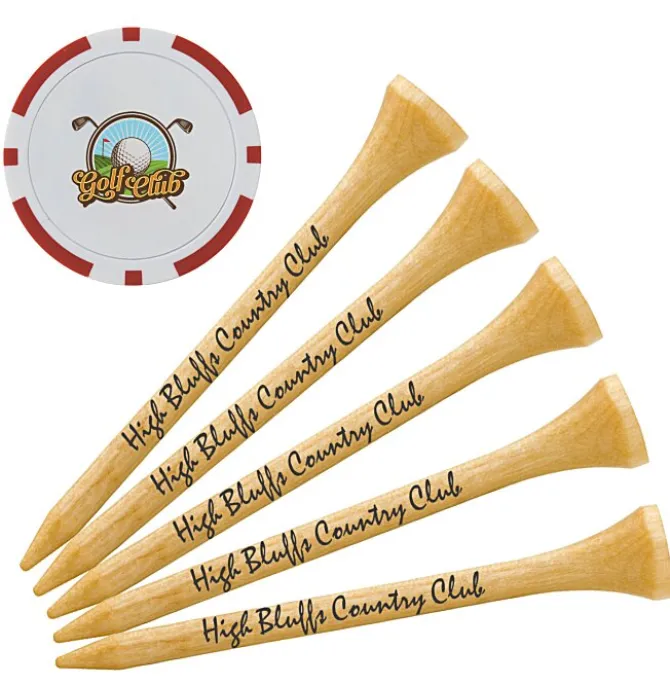 Poker Chip Tee Pack - 2 3/4 inches