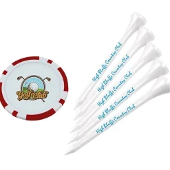Poker Chip Tee Pack - 2 3/4 inches