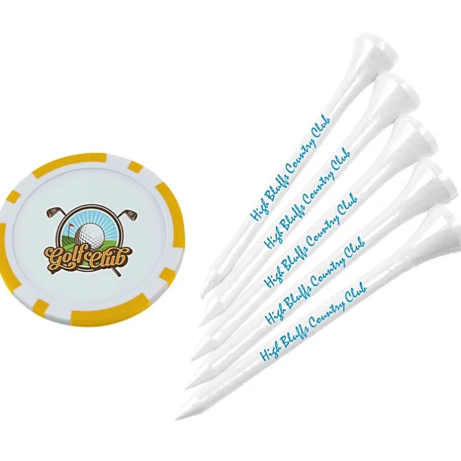 Poker Chip Tee Pack - 2 3/4 inches